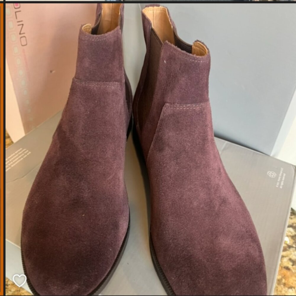 VIONIC Alana suede ankle boots NWOT